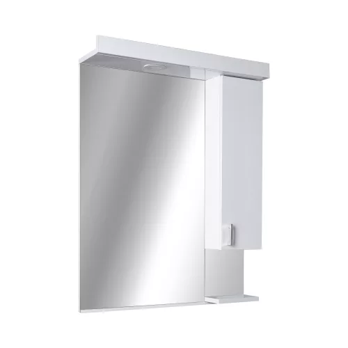 Viva STYLE Tükrös fürdőszobai szekrény LED világítással - JOBBOS szekrénnyel - 75 x 97 x 15 cm