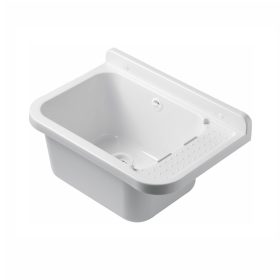   Falikút 50 cm - műanyag - szappantartóval - szifonnal - 50 x 34 x 21 cm
