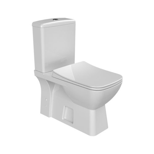 CeraStyle DURU perem nélküli monoblok WC - WC tartály - öblítőszelep - mély öblítésű
