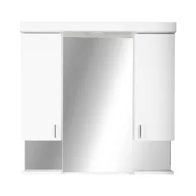   Viva STYLE Tükrös fürdőszobai szekrény LED világítással - DUPLA szekrénnyel - 80 x 99 x 15 cm