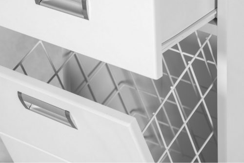 Viva SZQUARE fürdőszobai ÁLLÓSZEKRÉNY 85 alacsony - SZENNYESTARTÓS - 35 x 33 x 85 cm