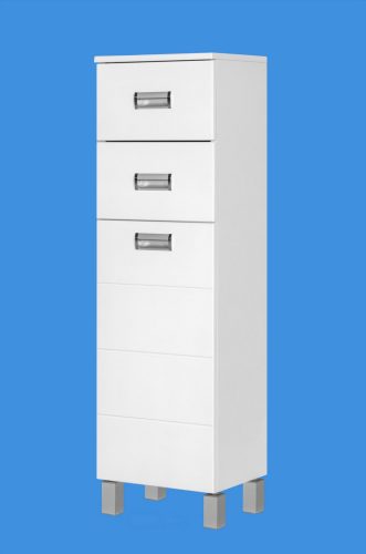 Viva SZQUARE fürdőszobai ÁLLÓSZEKRÉNY 120 középmagas - SZENNYESTARTÓS - 35 x 35 x 120 cm