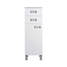   Viva SZQUARE fürdőszobai ÁLLÓSZEKRÉNY 100 középmagas POLCOS - BALOS - 33 x 35 x 100 cm