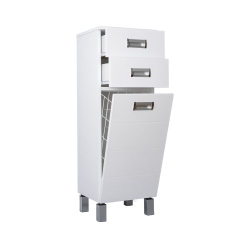 Viva SZQUARE fürdőszobai ÁLLÓSZEKRÉNY 100 középmagas - SZENNYESTARTÓS - 33 x 33 x 100 cm