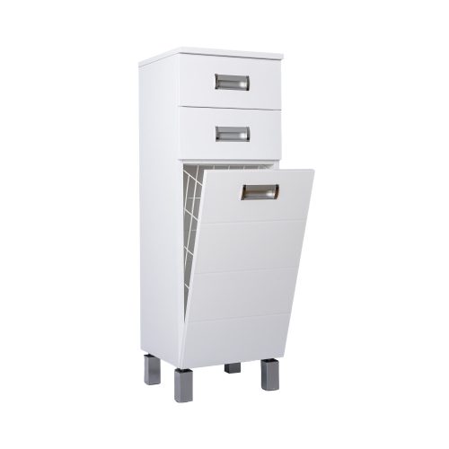 Viva SZQUARE fürdőszobai ÁLLÓSZEKRÉNY 100 középmagas - SZENNYESTARTÓS - 33 x 33 x 100 cm