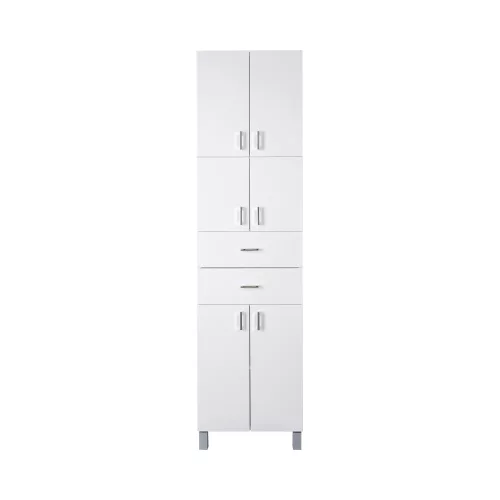 Viva STYLE fürdőszobai ÁLLÓSZEKRÉNY 192 magas POLCOS - 50 x 35 x 192 cm