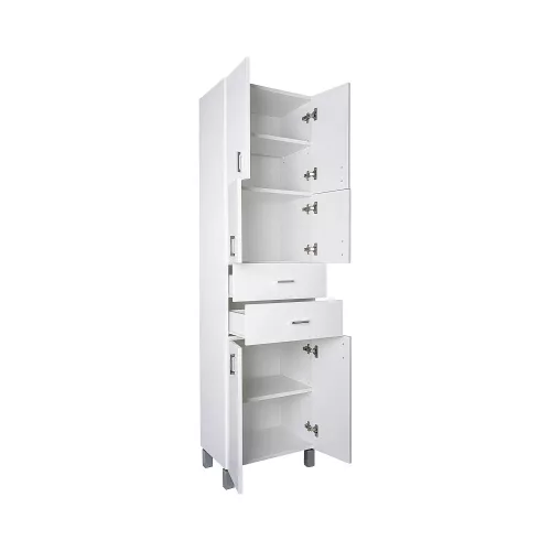 Viva STYLE fürdőszobai ÁLLÓSZEKRÉNY 192 magas POLCOS - 50 x 35 x 192 cm