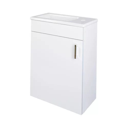 VivaStyle NIKA - fali függesztett - fürdőszobabútor CeraStyle 71100 mosdóval - BALOS - 42 x 24 cm