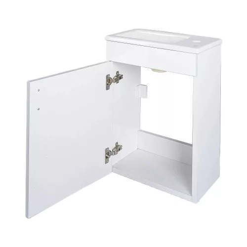 VivaStyle NIKA - fali függesztett - fürdőszobabútor CeraStyle 71100 mosdóval - BALOS - 42 x 24 cm
