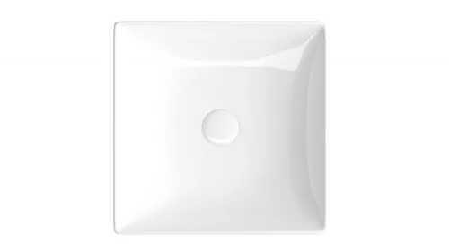 Sanovit DECENTE - PULTRA ültethető - Top Counter - porcelán mosdó -  - 40 x 40 cm