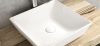 Sanovit DECENTE - PULTRA ültethető - Top Counter - porcelán mosdó -  - 40 x 40 cm
