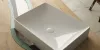 Sanovit SQUARE - PULTRA ültethető - Top Counter - porcelán mosdó -  - 50 x 38 cm