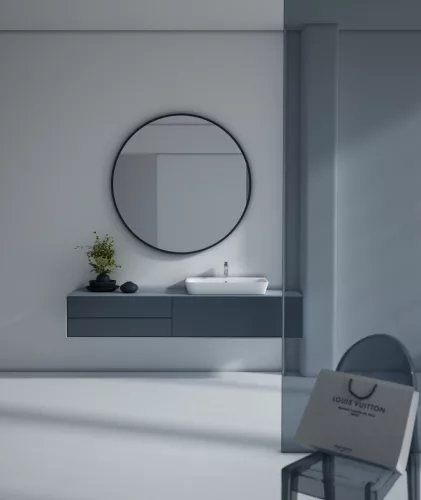 Sanovit - 3065 collections - PULTRA ültethető - Top Counter - porcelán mosdó -  - 65 x 45 cm