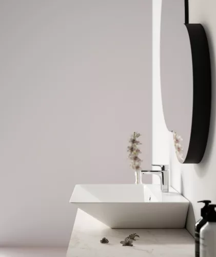 Sanovit TEODORA - PULTRA ültethető - Top Counter - porcelán mosdó -  - 65 x 46 cm