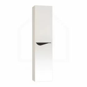   Piramida BETA fali fürdőszoba - állószekrény - FEHÉR-FEKETE - 35 x 150 x 30 cm