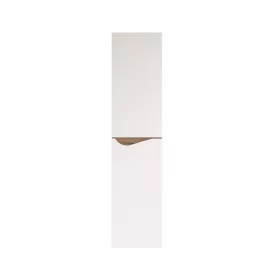   Piramida BETA fali fürdőszoba - állószekrény - ALPINFEHÉR-TÖLGY - 35 x 150 x 30 cm