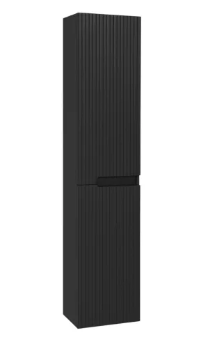 Piramida BETA fali fürdőszoba - állószekrény - PINO FEKETE - 35 x 150 x 30 cm
