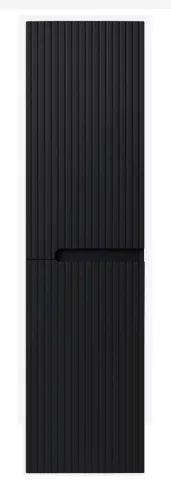 Piramida BETA fali fürdőszoba - állószekrény - PINO FEKETE - 35 x 150 x 30 cm