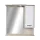 TMP ZX - SONOMA - Tükrös fürdőszobai szekrény LED világítással - 65 x 80 cm
