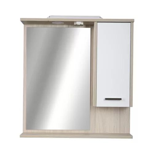 TMP ZX - SONOMA - Tükrös fürdőszobai szekrény LED világítással - 65 x 80 cm