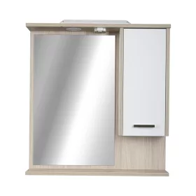   TMP ZX - SONOMA - Tükrös fürdőszobai szekrény LED világítással - 55 x 80 cm