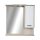 TMP ZX - SONOMA - Tükrös fürdőszobai szekrény LED világítással - 55 x 80 cm