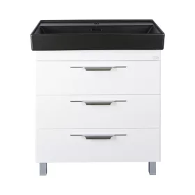  TMP TRIO 60 álló fürdőszobabútor - CeraStyle SHARP FEKETE mosdóval - 60 x 48 cm