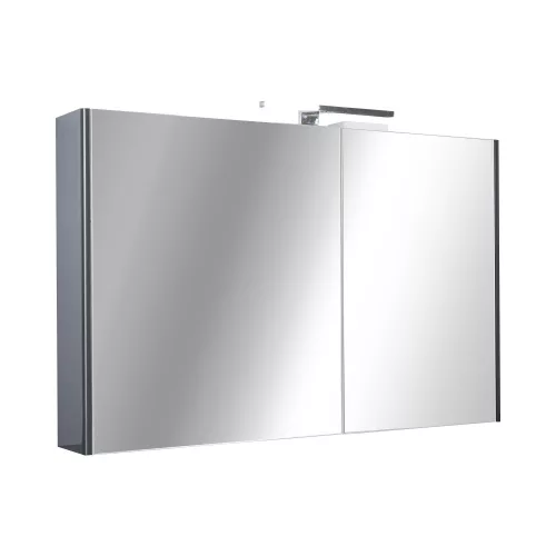 TMP SHARP - FEKETE - Tükrös fürdőszobai szekrény - 100 cm