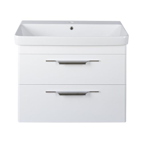 TMP LUX 80 fali függesztett fürdőszobabútor 80 cm Sanovit Luxury 11080 porcelán mosdókagylóval