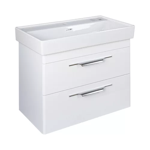 TMP LUX 80 fali fürdőszobabútor - CeraStyle SHARP - 37300 mosdóval - 80 x 48 cm