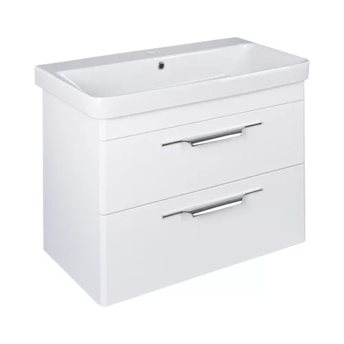 TMP LUX 80 fali fürdőszobabútor - Sanovit LUXURY - 11080 mosdóval - 80,5 x 46 cm