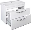 TMP LUX 80 fali fürdőszobabútor - Sanovit LUXURY - 11080 mosdóval - 80,5 x 46 cm