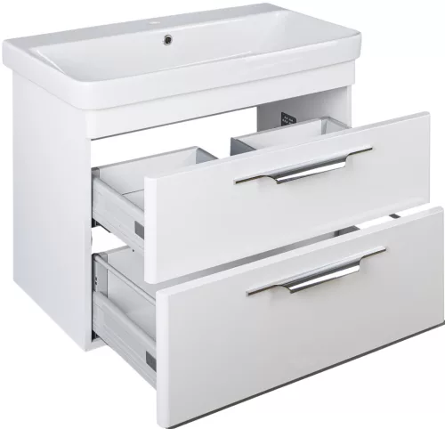 TMP LUX 80 fali fürdőszobabútor - Sanovit LUXURY - 11080 mosdóval - 80,5 x 46 cm