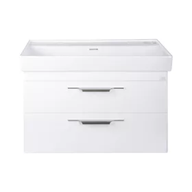   TMP LUX 100D fali fürdőszobabútor - CeraStyle SHARP 37600 DUPLA csaplyukas mosdóval - 100 x 48 cm