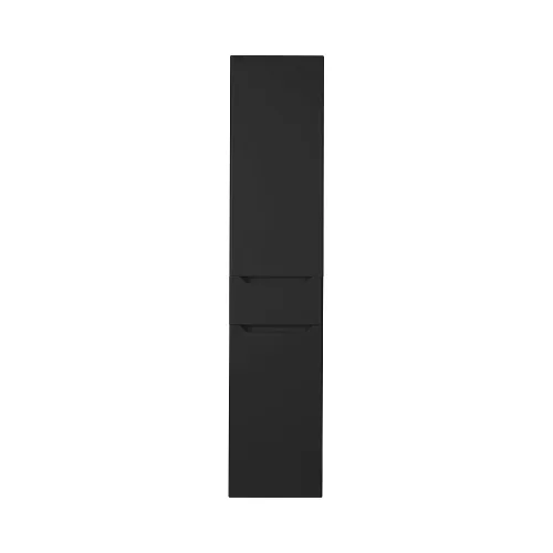 TMP SHARP - FEKETE - fali fürdőszobai ÁLLÓSZEKRÉNY - 160 x 35 cm