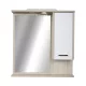 TMP ZX - SONOMA - Tükrös fürdőszobai szekrény LED világítással - 75 x 80 cm