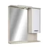 TMP ZX - SONOMA - Tükrös fürdőszobai szekrény LED világítással - 75 x 80 cm