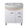 TMP ZX 65 - SONOMA - álló fürdőszobabútor - Sanovit ZENON - 6065 porcelán mosdóval - 65 x 47 cm