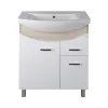 TMP ZX 65 - SONOMA - álló fürdőszobabútor - Sanovit ZENON - 6065 porcelán mosdóval - 65 x 47 cm