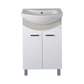   TMP ZX 55 - SONOMA - álló fürdőszobabútor - Sanovit ZENON - 6055 porcelán mosdóval - 55 x 44 cm