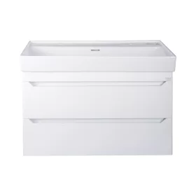   TMP SHARP 100 fali fürdőszobabútor - CeraStyle SHARP - 37600 DUPLA csaplyukas mosdóval - 100 x 48 cm