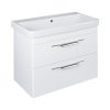 TMP LUX 60 fali fürdőszobabútor - Sanovit LUXURY - 11060 mosdóval - 60,5 x 46 cm