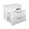 TMP LUX 60 fali fürdőszobabútor - Sanovit LUXURY - 11060 mosdóval - 60,5 x 46 cm