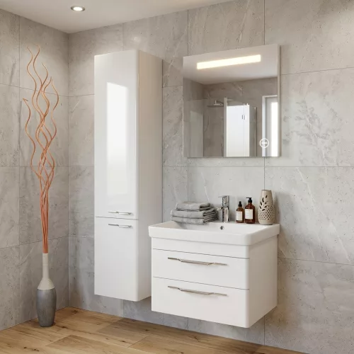 TMP LUX 60 fali fürdőszobabútor - Sanovit LUXURY - 11060 mosdóval - 60,5 x 46 cm