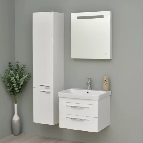 TMP LUX 60 fali fürdőszobabútor - Sanovit LUXURY - 11060 mosdóval - 60,5 x 46 cm