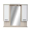 TMP ZX - SONOMA - Tükrös fürdőszobai szekrény LED világítással - 85 x 80 cm