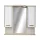TMP ZX - SONOMA - Tükrös fürdőszobai szekrény LED világítással - 85 x 80 cm