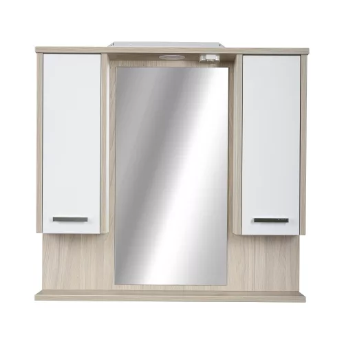 TMP ZX - SONOMA - Tükrös fürdőszobai szekrény LED világítással - 85 x 80 cm