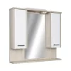 TMP ZX - SONOMA - Tükrös fürdőszobai szekrény LED világítással - 85 x 80 cm