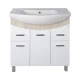 TMP ZX 95 - SONOMA - álló fürdőszobabútor - Sanovit ZENON - 6095 porcelán mosdóval - 97 x 51 cm